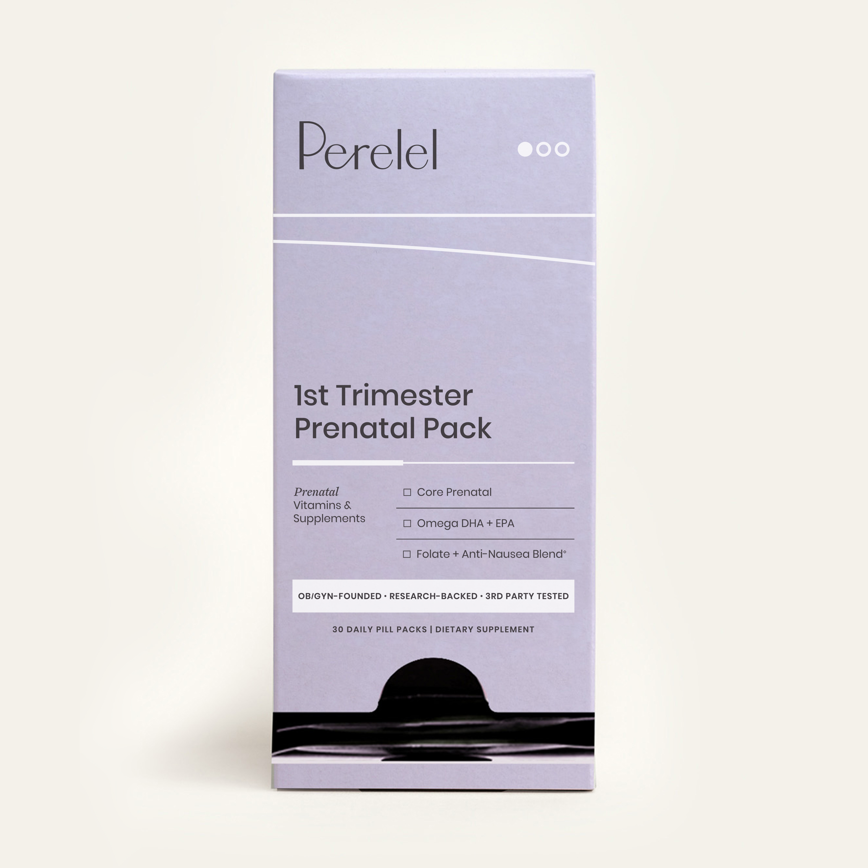 Perelel 1st Trimester Prenatal Pack concept offer